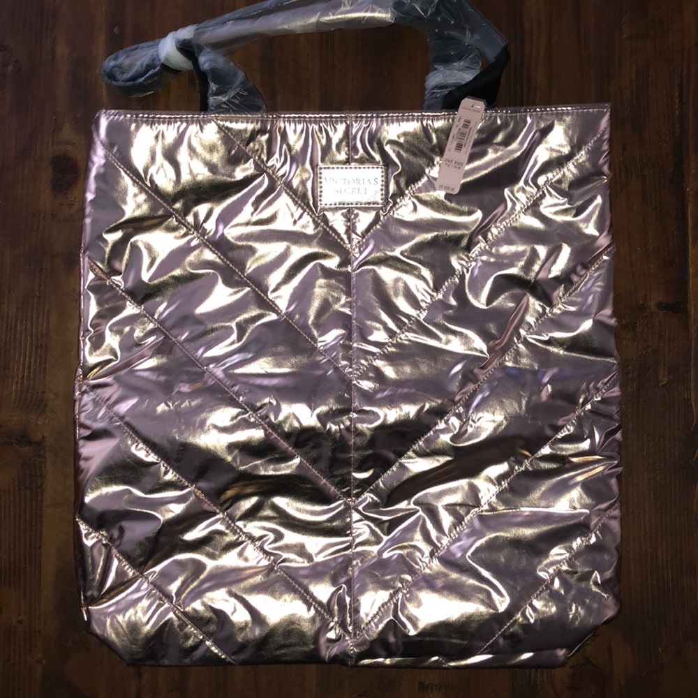 Rose Gold Victoria’s Secret tote